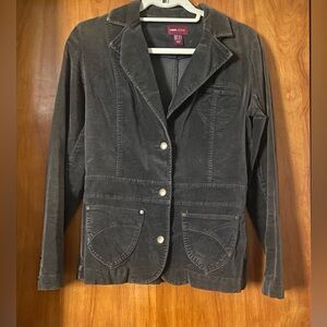 Dark Brown Corduroy Blazer